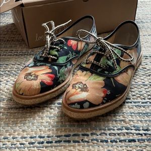 LOEFFLER RANDALL floral shoes